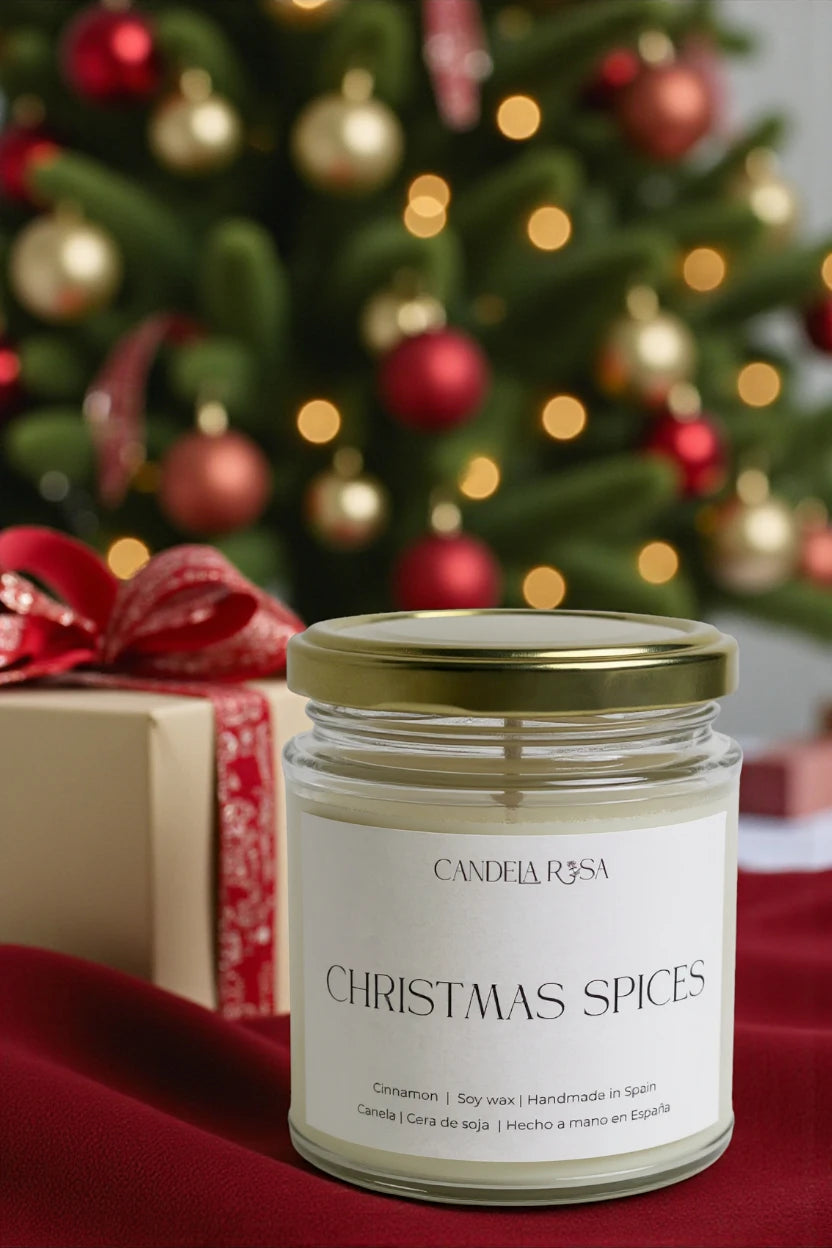 Christmas Spices: vela aromática canela