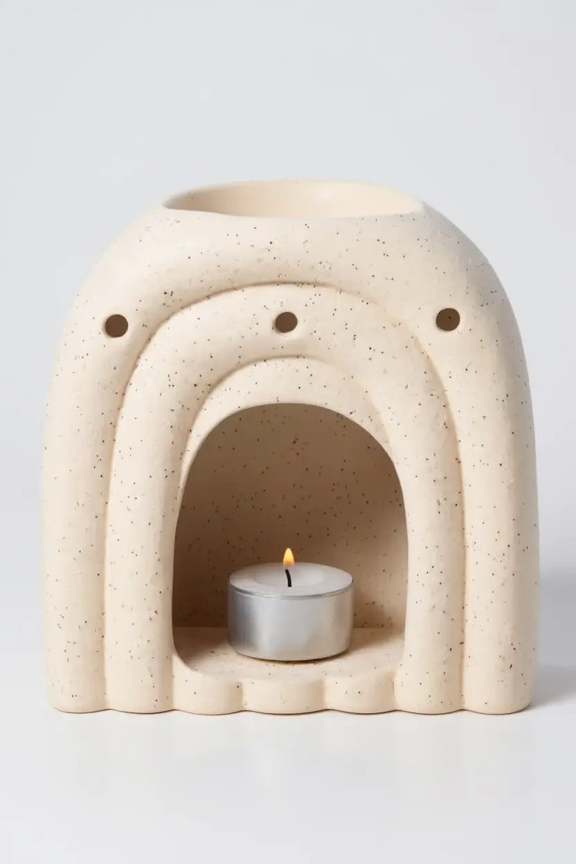 Rainbow : quemador de cera arco iris minimalista