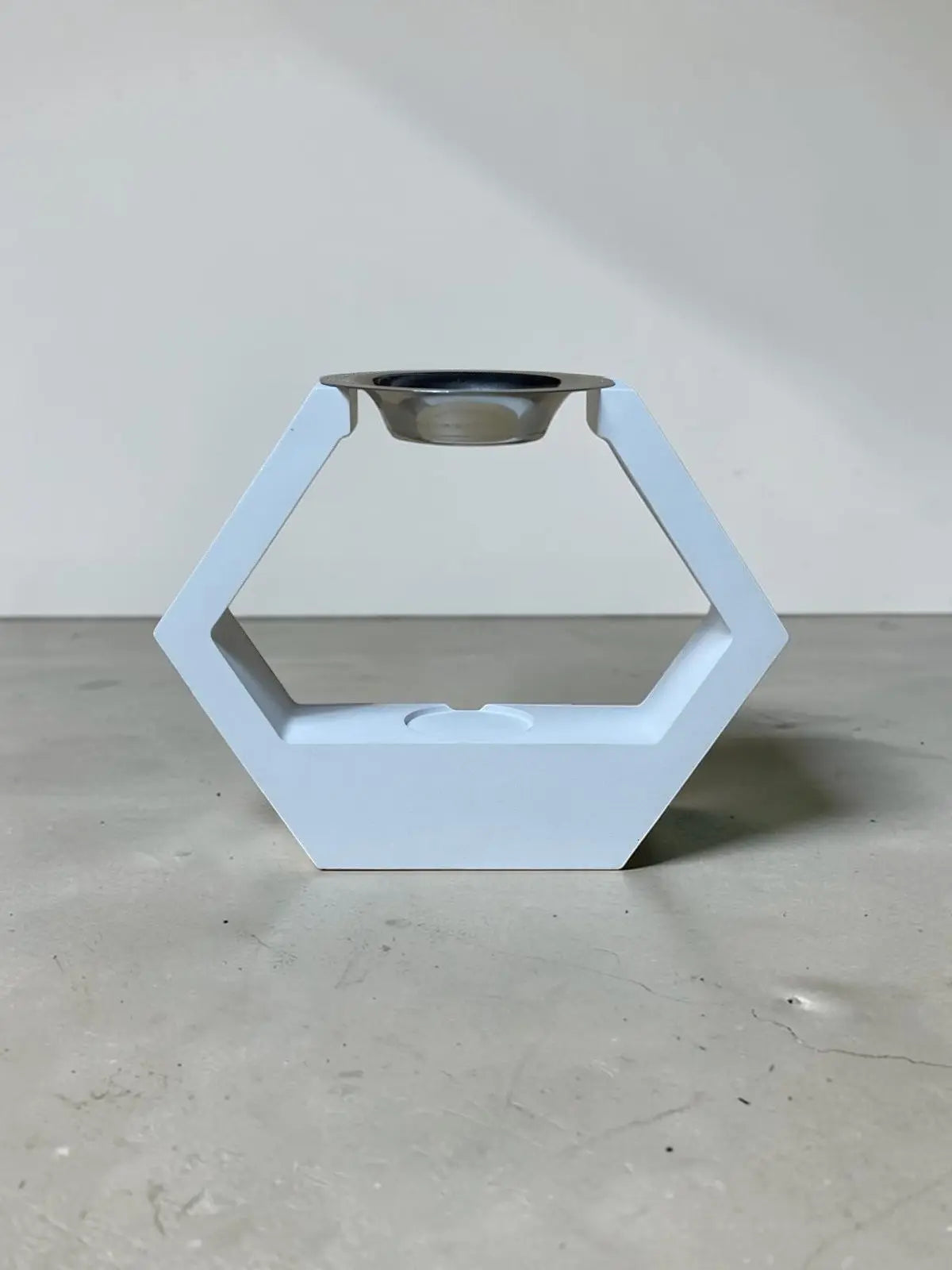 Hex: quemador de cera elegante y minimalista Candela Rosa