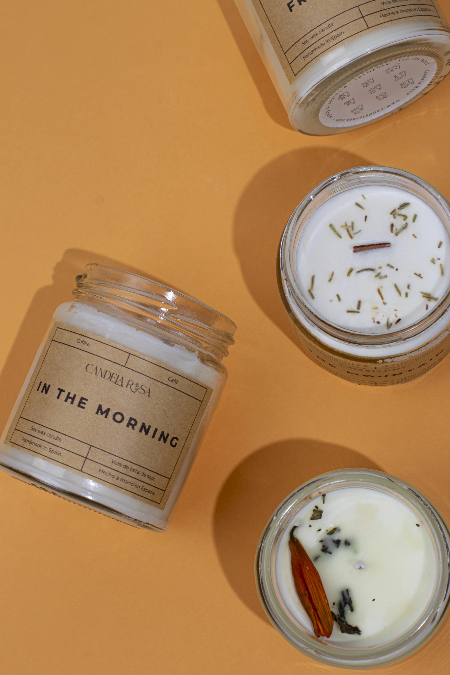 vela mecha madera colección rústica 