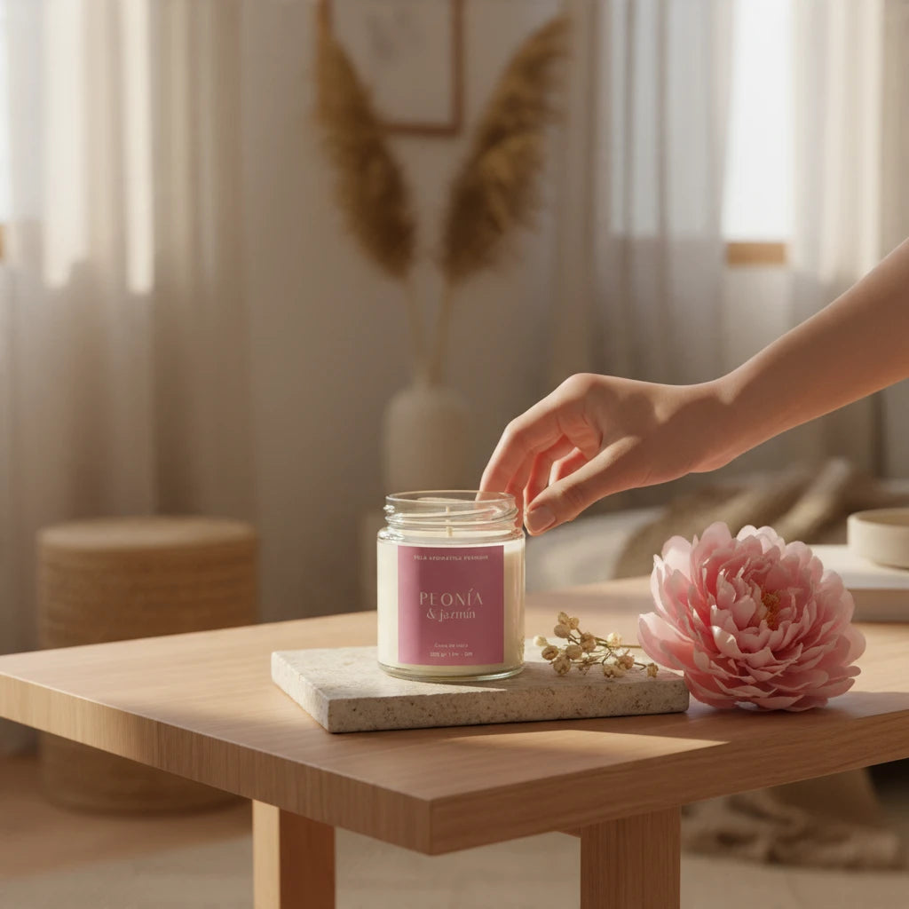 Vela aromática artesanal jazmín y magnolia | Otro Rollo (Copia) Otro Rollo